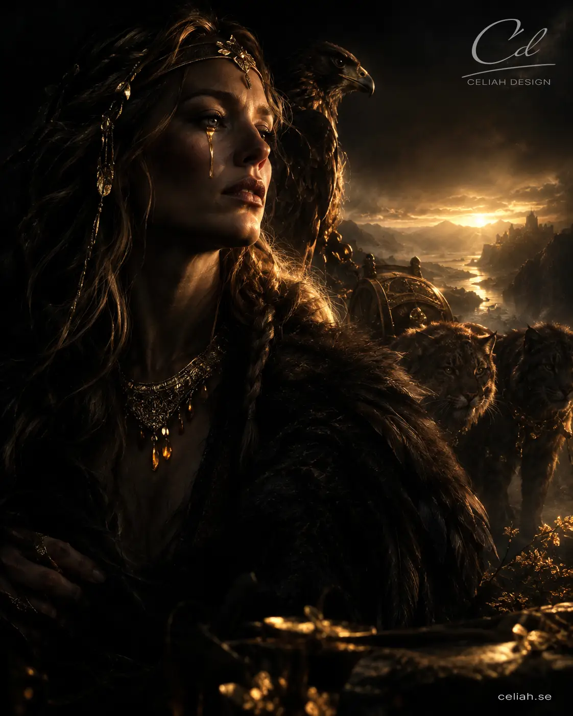 Freyja – low-key-fotografering
